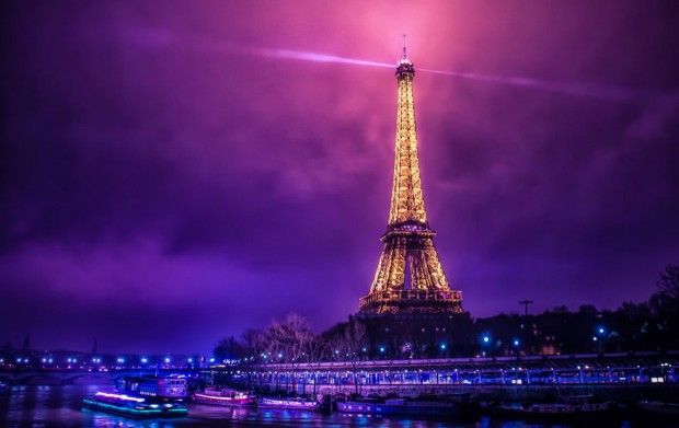Torre Eiffel en Paris, ciudad del amor