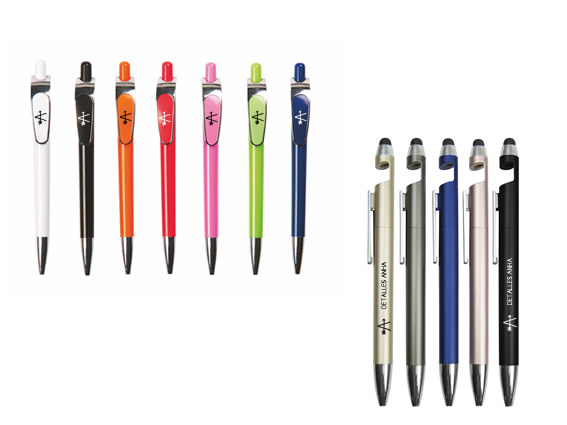 Bolígrafos personalizables como merchandising para ferias y congresos