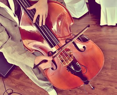 Grupo de Jazz durante el cóctel de una boda