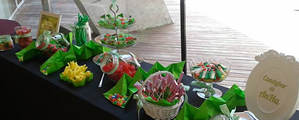 Candy Bar en el coctel de un hotel