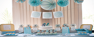 Candy bar para una fiesta Baby Shower